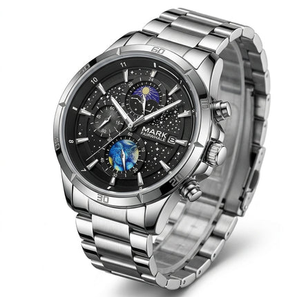 Mark Fairwhale FW-5022 VELTRONIX - Men’s Luxury Chronograph Watch with Stainless Steel Strap