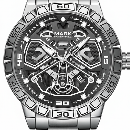 Mark Fairwhale FW-5940 VELTORA – Men’s Luxury Stainless Steel Automatic Date Watch