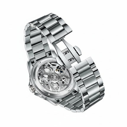 Mark Fairwhale FW-6800 AURENX - Men’s Semi-Skeleton Automatic Stainless Steel Watch