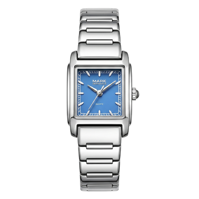 MARK FAIRWHALE Lady FW-3001 Fashion Quartz Watch - Elegant Blue Dial