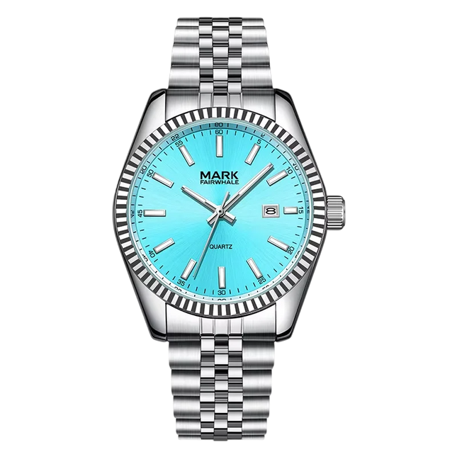 Mark Fairwhale FW-5017 VELUXOR – Men’s Luxury Quartz Watch with Auto Date & Stainless Steel Case