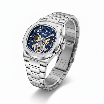 Mark Fairwhale FW-6012 LUNASKEL – Skeleton Moon Phase Automatic Watch