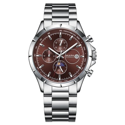 Mark Fairwhale FW-5065 OBSIDRON - Men’s Quartz Chronograph Moon Phase Watch