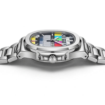 Mark Fairwhale FW-5210 Retro TV Dial Design Watch