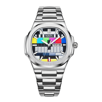 Mark Fairwhale FW-5210 Retro TV Dial Design Watch