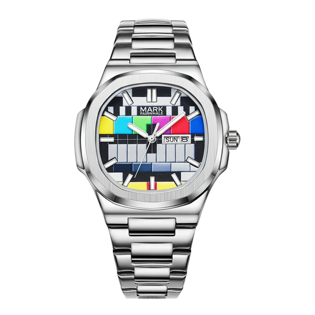 Mark Fairwhale FW-5210 Retro TV Dial Design Watch