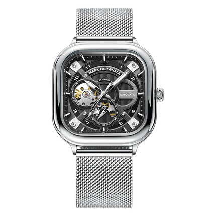 Mark Fairwhale FW-6014 STEELVOR - Men’s Automatic Mechanical Stainless Steel Watch
