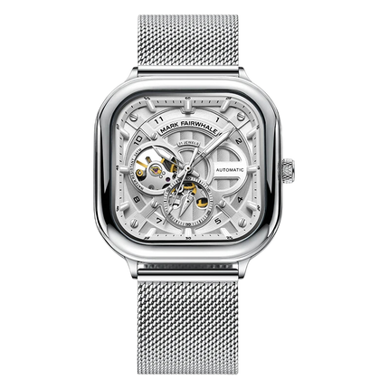 Mark Fairwhale FW-6014 STEELVOR - Men’s Automatic Mechanical Stainless Steel Watch