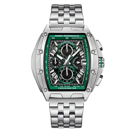 Mark Fairwhale  FW-5080 TONIXORA - Men’s Luxury Chronograph Watch with Stainless Steel Strap