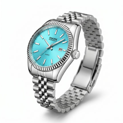Mark Fairwhale FW-5017 VELUXOR – Men’s Luxury Quartz Watch with Auto Date & Stainless Steel Case