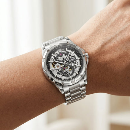 Mark Fairwhale FW-6960 AUREOX - Men’s Skeleton Automatic Watch