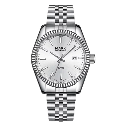 Mark Fairwhale FW-5017 VELUXOR – Men’s Luxury Quartz Watch with Auto Date & Stainless Steel Case