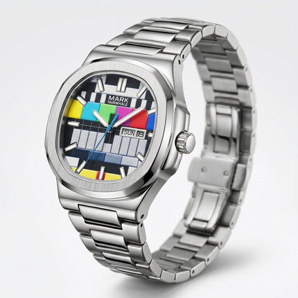 Mark Fairwhale FW-5210 Retro TV Dial Design Watch