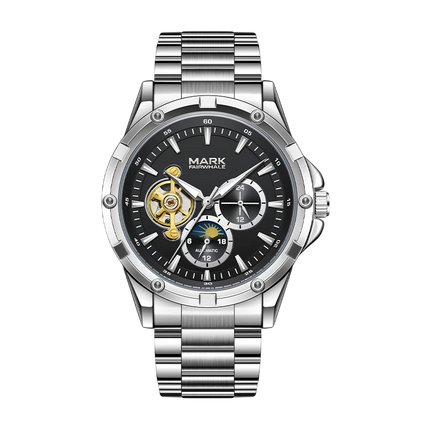 Mark Fairwhale FW-6024 STEELMOR - Men’s Automatic Mechanical Stainless Steel Strap Watch