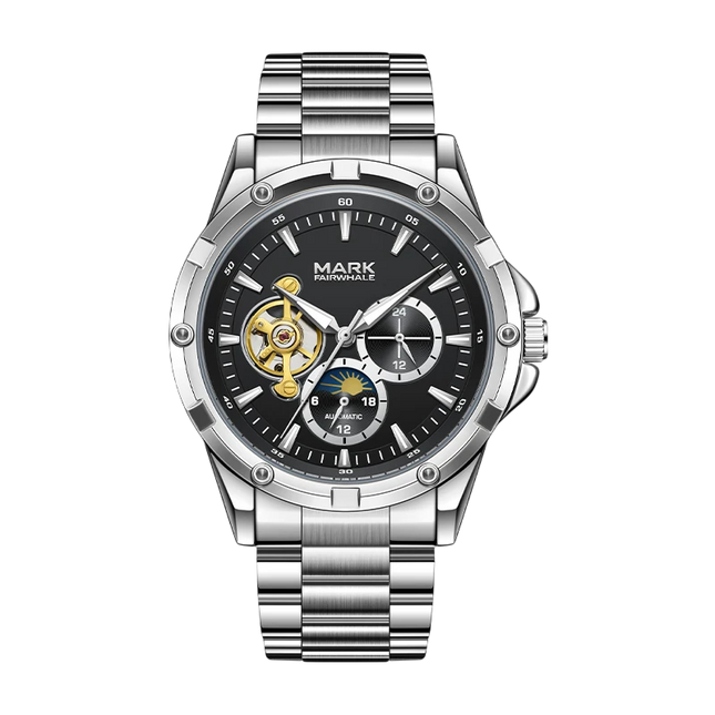 Mark Fairwhale FW-6024 STEELMOR - Men’s Automatic Mechanical Stainless Steel Strap Watch