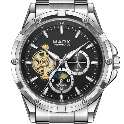 Mark Fairwhale FW-6024 STEELMOR - Men’s Automatic Mechanical Stainless Steel Strap Watch