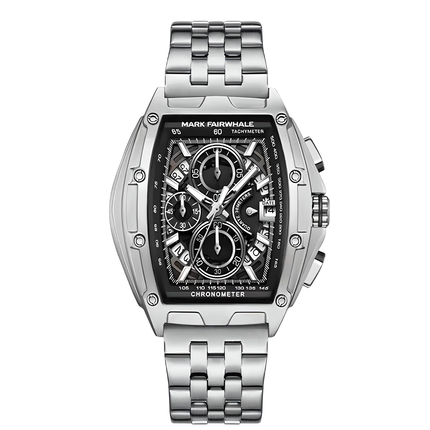 Mark Fairwhale  FW-5080 TONIXORA - Men’s Luxury Chronograph Watch with Stainless Steel Strap