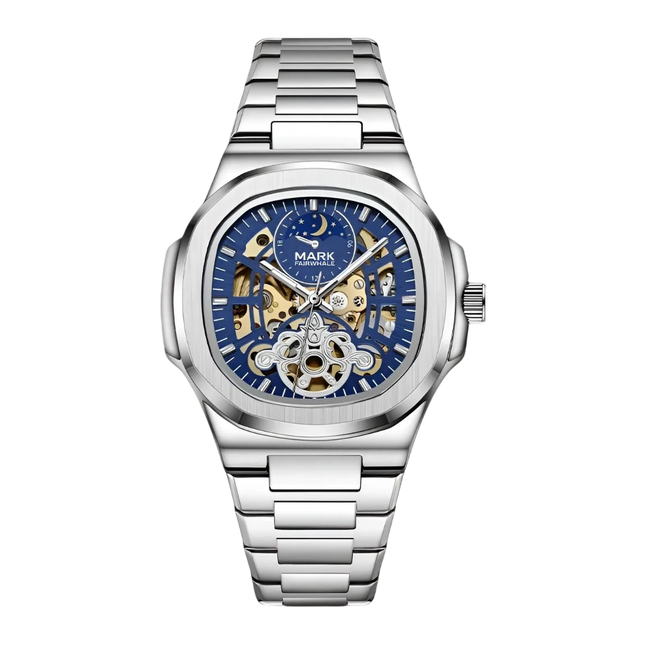 Mark Fairwhale FW-6012 LUNASKEL – Skeleton Moon Phase Automatic Watch