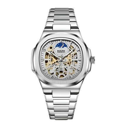 Mark Fairwhale FW-6012 LUNASKEL – Skeleton Moon Phase Automatic Watch
