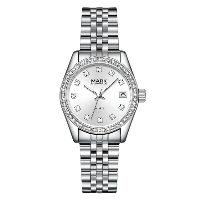 Mark Fairwhale Lady FW-3050 VELIA - Women’s Fashion Quartz Watch with Stainless Steel Strap
