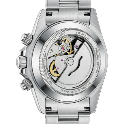 Mark Fairwhale FW-6970 STEELVOR - Men’s Stainless Steel Skeleton Automatic Watch