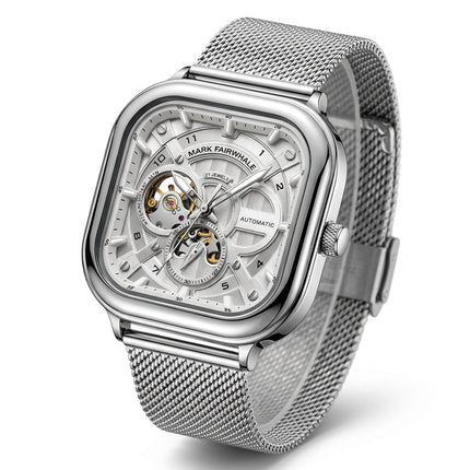 Mark Fairwhale FW-6014 STEELVOR - Men’s Automatic Mechanical Stainless Steel Watch