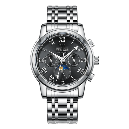 Mark Fairwhale FW-6018 LUNEVAR - Men’s Automatic Moon Phase Elegance Watch