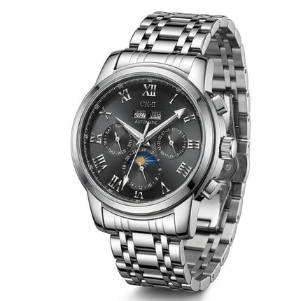 Mark Fairwhale FW-6018 LUNEVAR - Men’s Automatic Moon Phase Elegance Watch