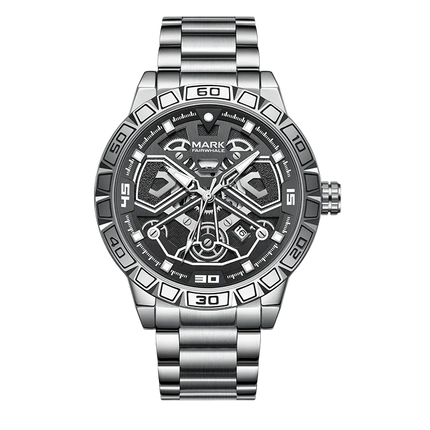 Mark Fairwhale FW-5940 VELTORA – Men’s Luxury Stainless Steel Automatic Date Watch