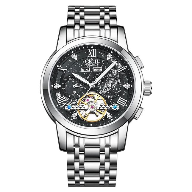 Mark Fairwhale FW-6055 LUMIVEX - Men’s Automatic Mechanical Chronograph Watch