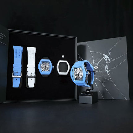 TSAR BOMBA Interchangeable Automatic Watch TB8218 Twin Set