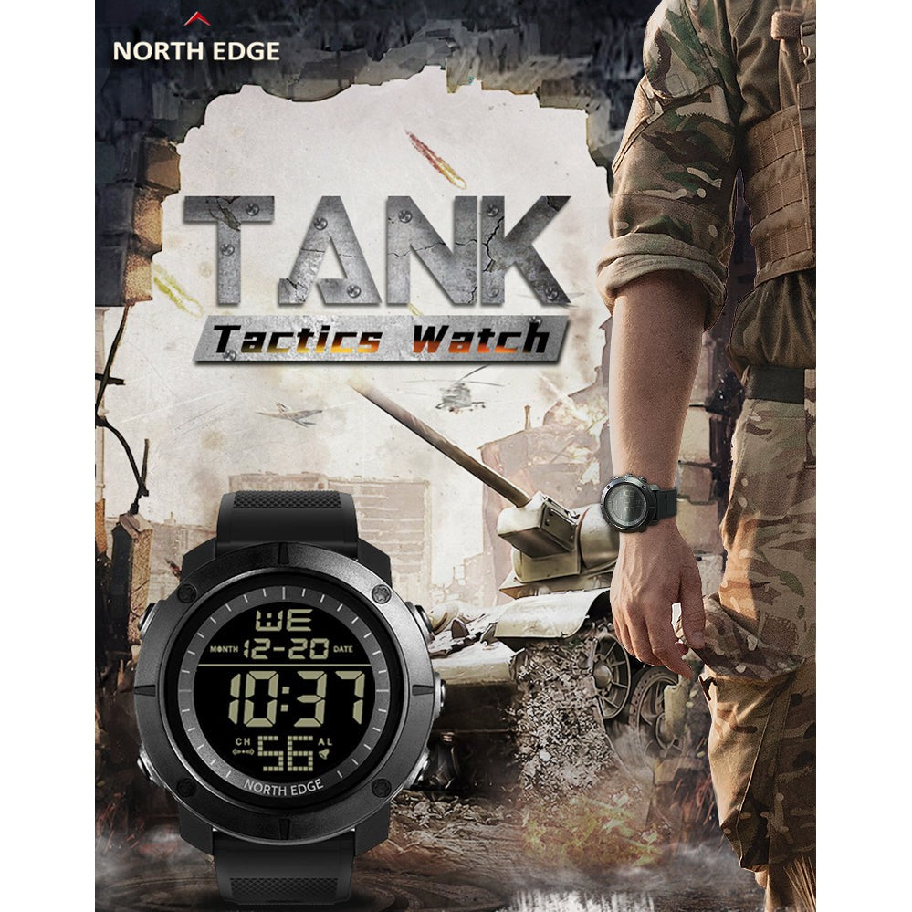 NORTH EDGE Tactical Tank Watch Black