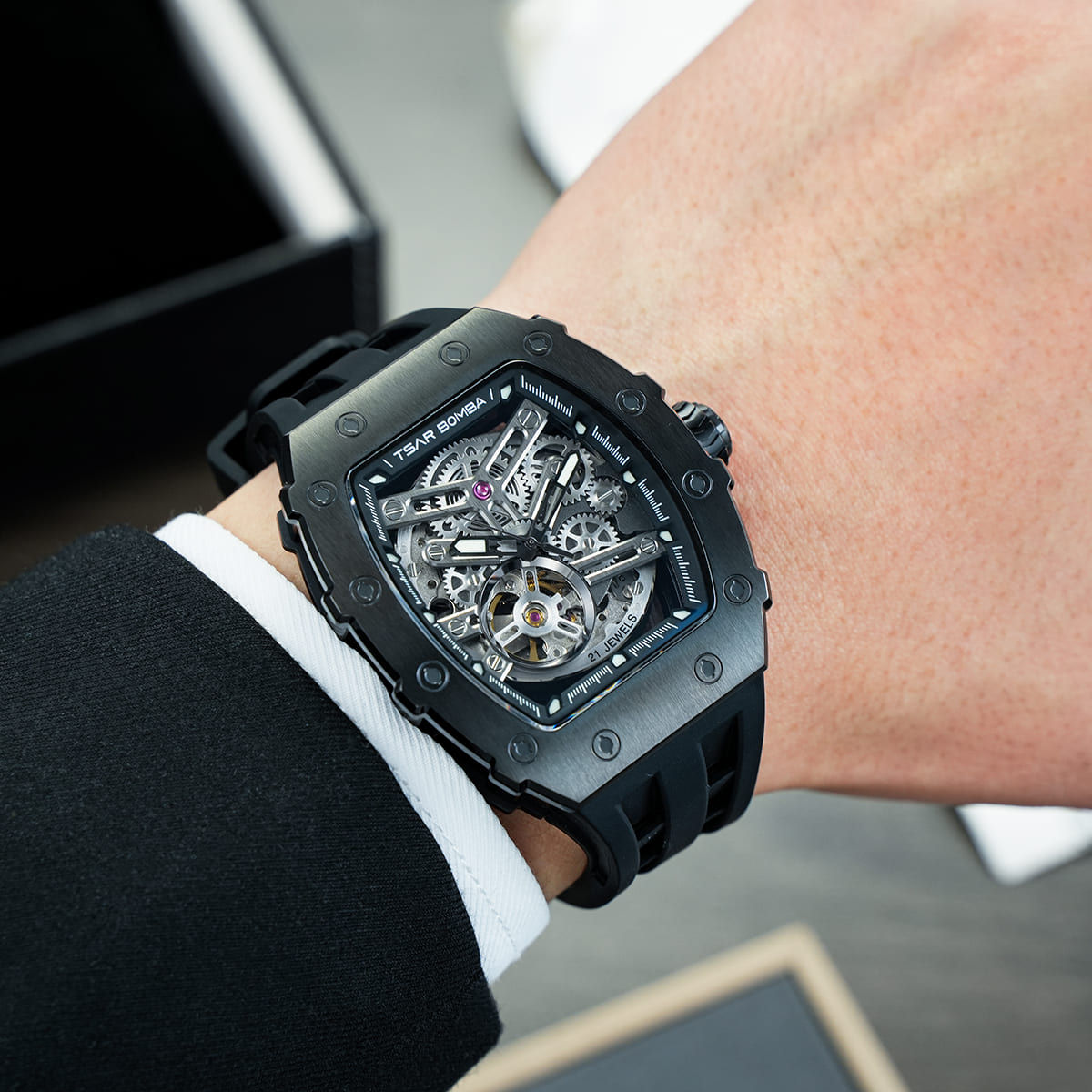 TSAR BOMBA Elemental-Automatic Watch TB8208A