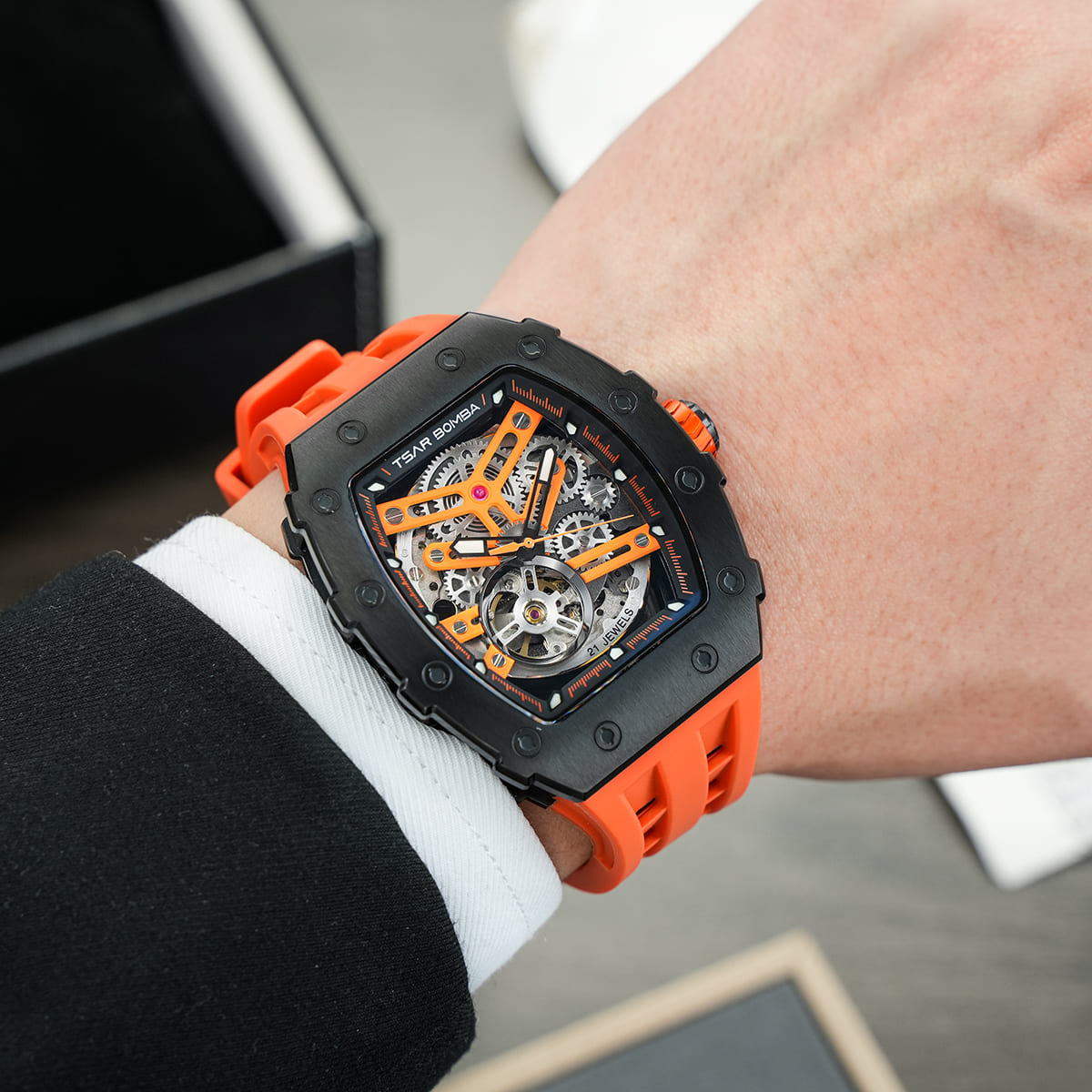 TSAR BOMBA Elemental-Automatic Watch TB8208A