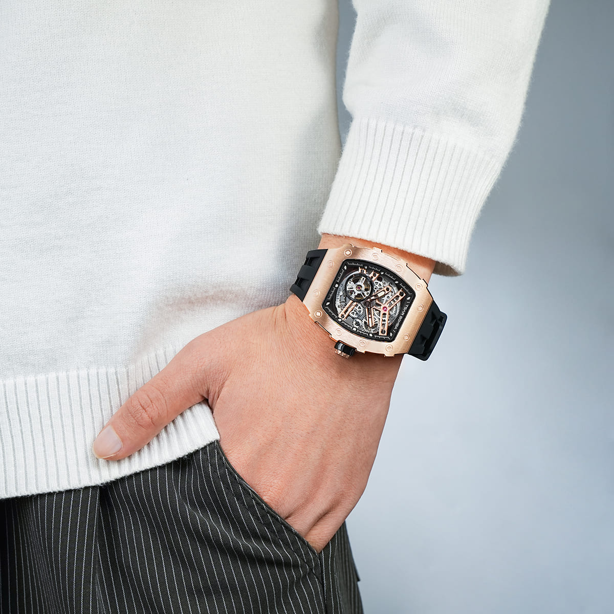 TSAR BOMBA Elemental-Automatic Watch TB8208A