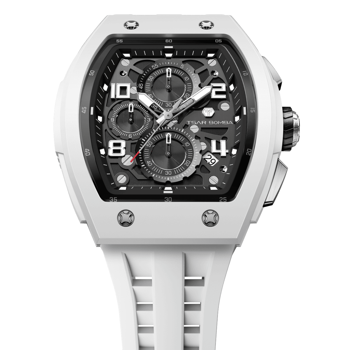 TSAR BOMBA Elemental– Bioceramic Date TB8224B Quartz