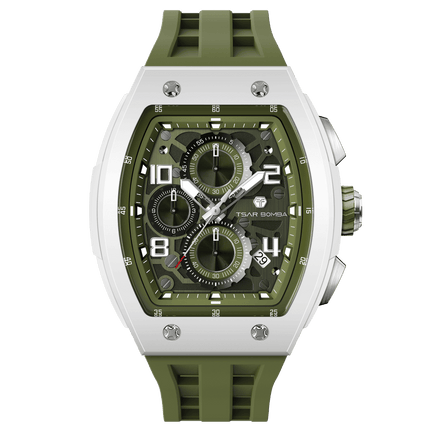 TSAR BOMBA Elemental– Bioceramic Date TB8224B Quartz