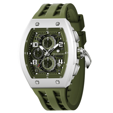 TSAR BOMBA Elemental– Bioceramic Date TB8224B Quartz