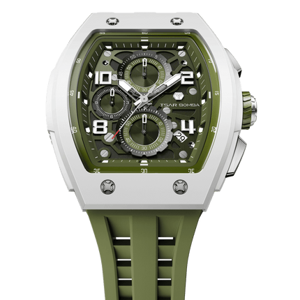 TSAR BOMBA Elemental– Bioceramic Date TB8224B Quartz