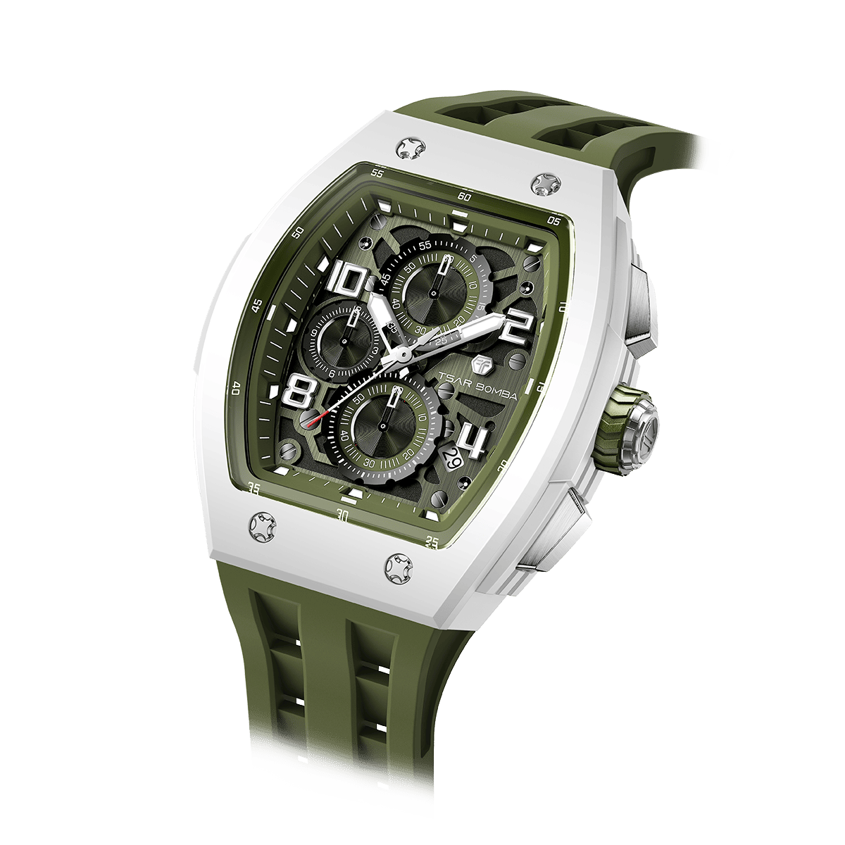 TSAR BOMBA Elemental– Bioceramic Date TB8224B Quartz