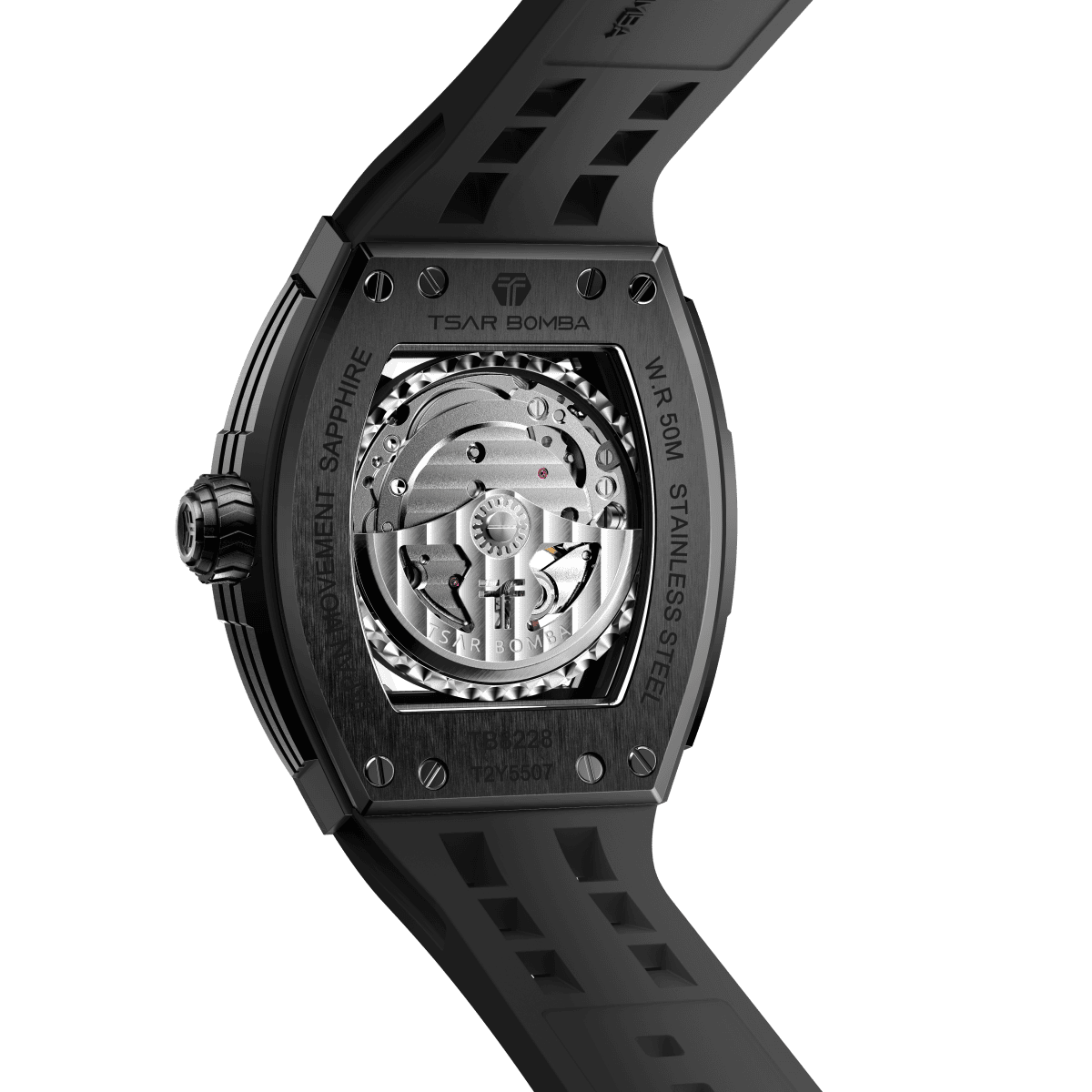 TSAR BOMBA Elemental-Carbon Fiber Automatic Watch TB8228CF