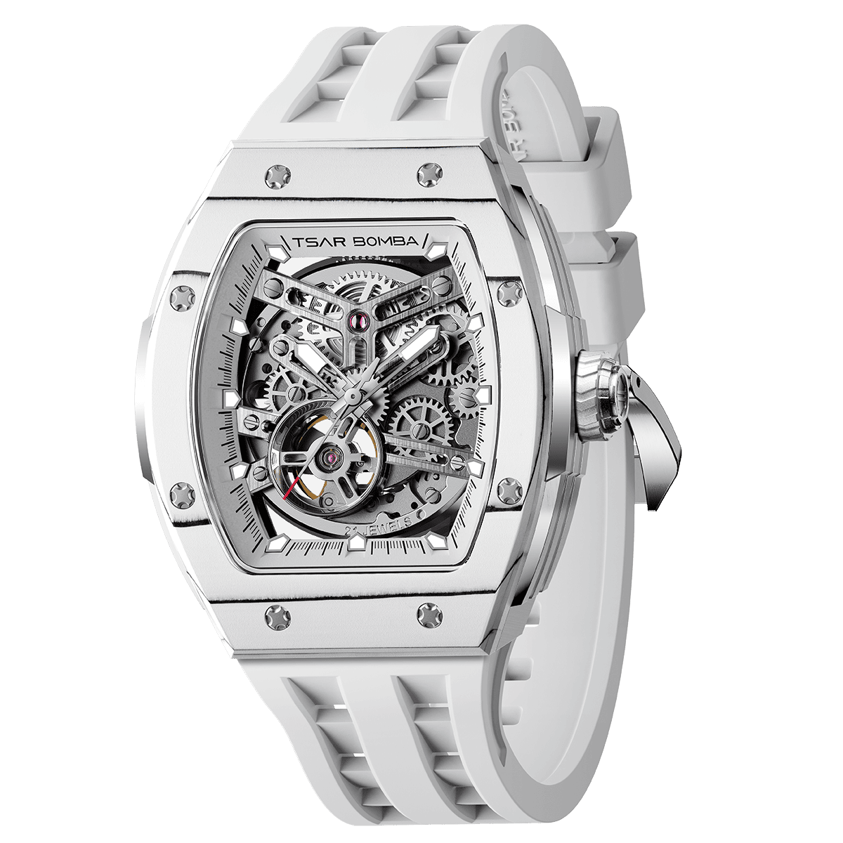 TSAR BOMBA Elemental-Carbon Fiber Automatic Watch TB8228CF