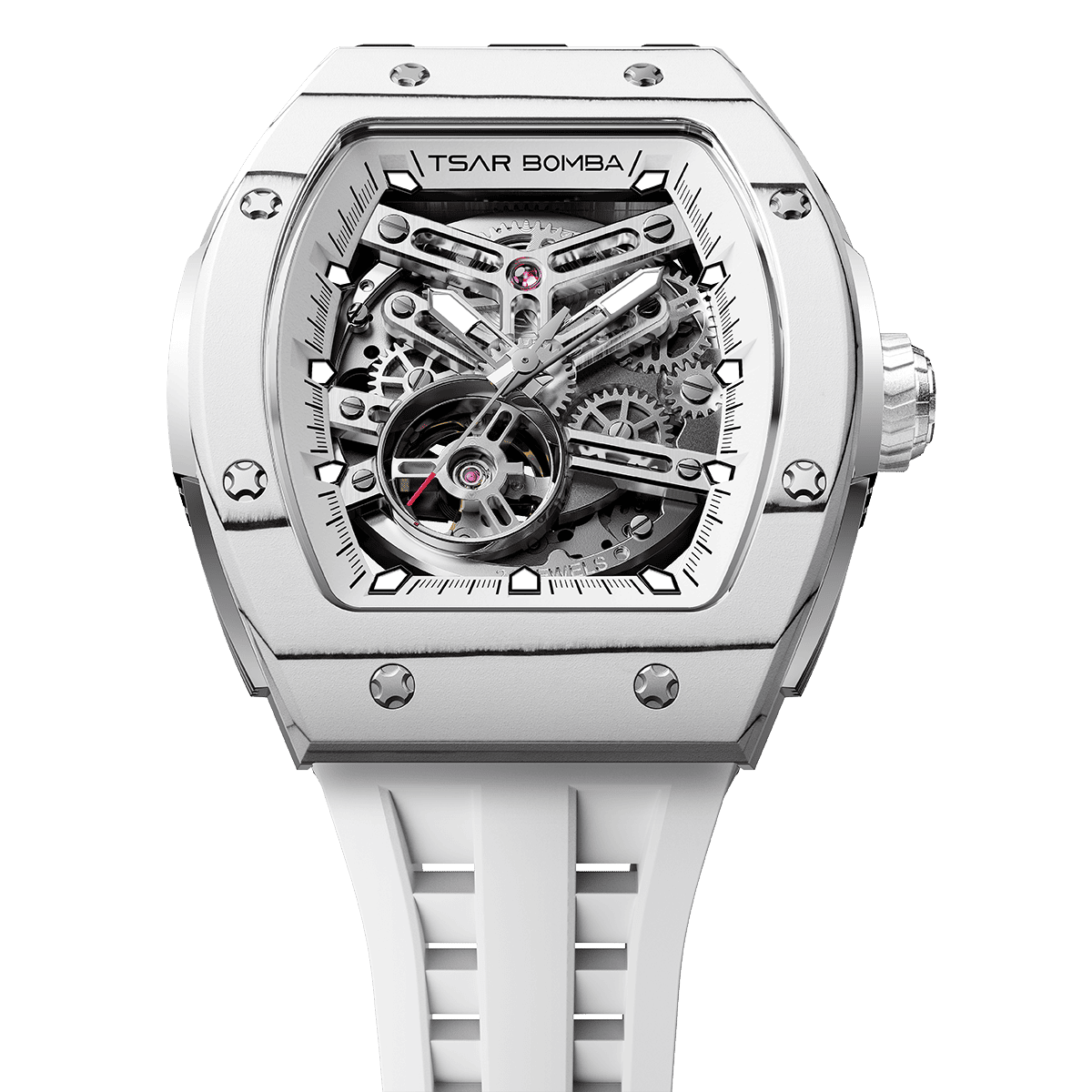TSAR BOMBA Elemental-Carbon Fiber Automatic Watch TB8228CF