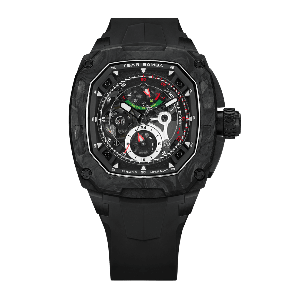 TSAR BOMBA Dark Matter 2 Carbon Fiber -Interchangeable Automatic Watch