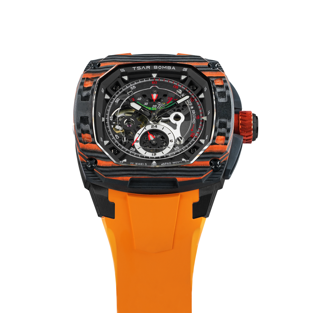TSAR BOMBA Dark Matter 2 Carbon Fiber -Interchangeable Automatic Watch