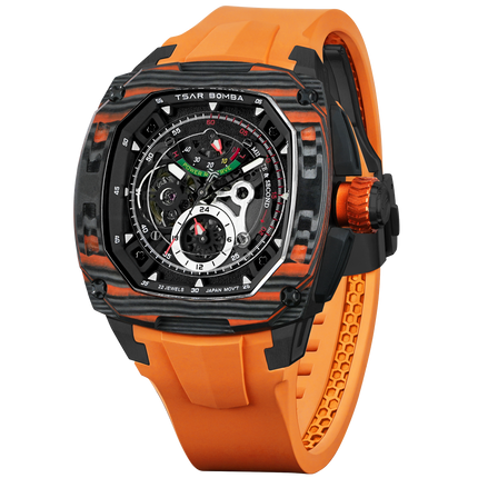 TSAR BOMBA Dark Matter 2 Carbon Fiber -Interchangeable Automatic Watch