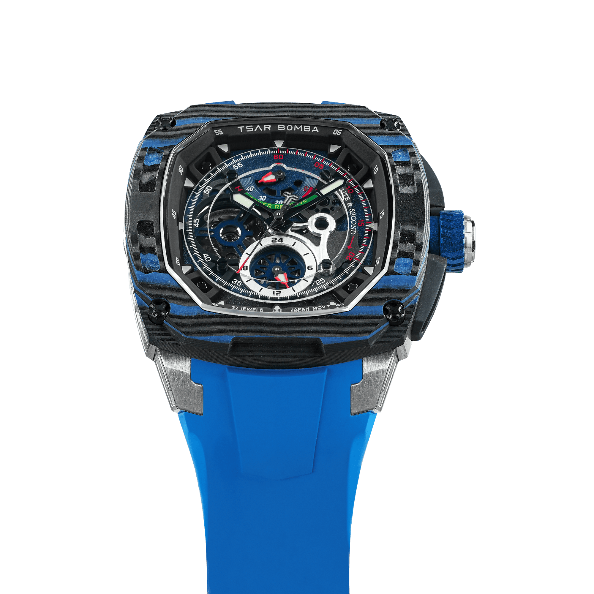 TSAR BOMBA Dark Matter 2 Carbon Fiber -Interchangeable Automatic Watch