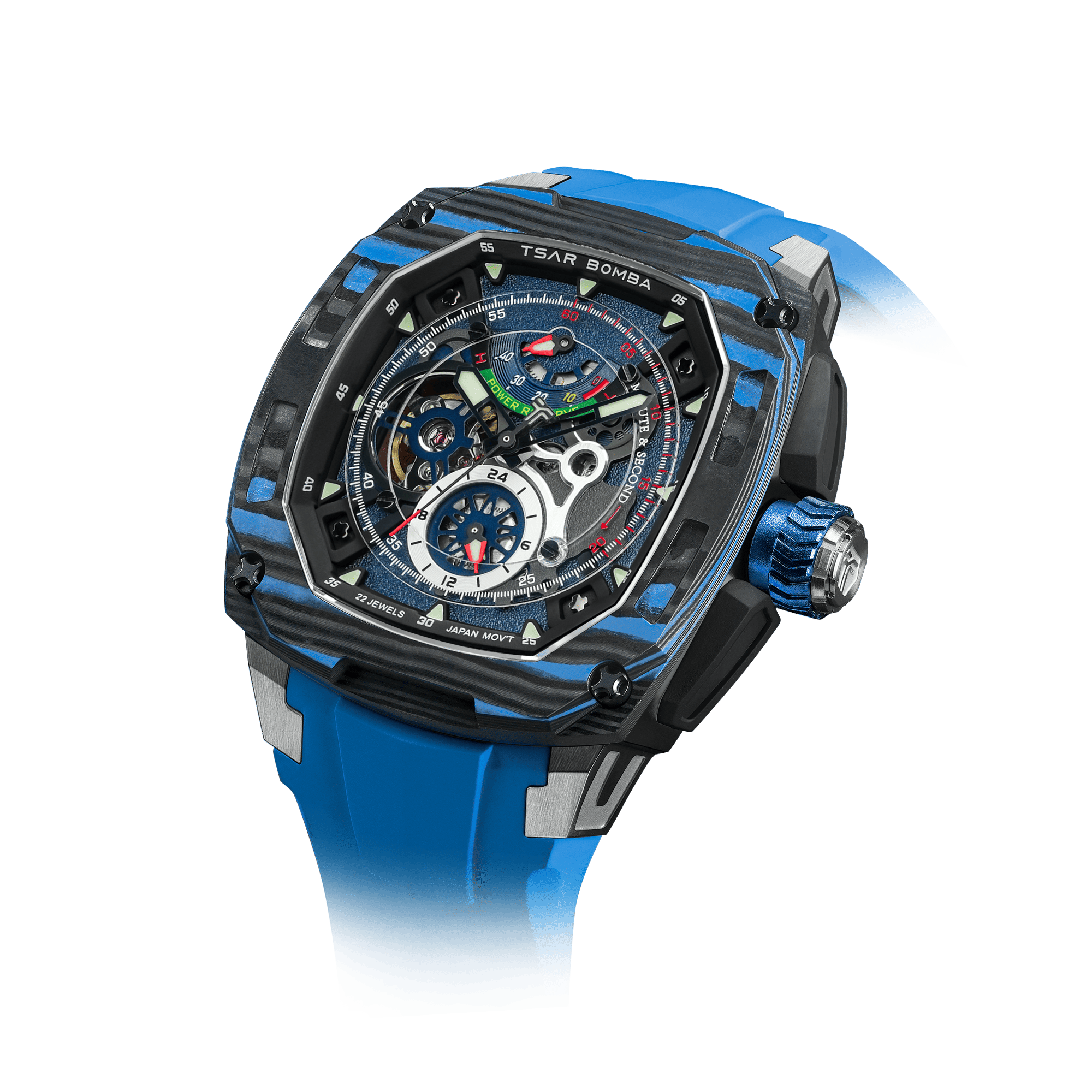 TSAR BOMBA Dark Matter 2 Carbon Fiber -Interchangeable Automatic Watch