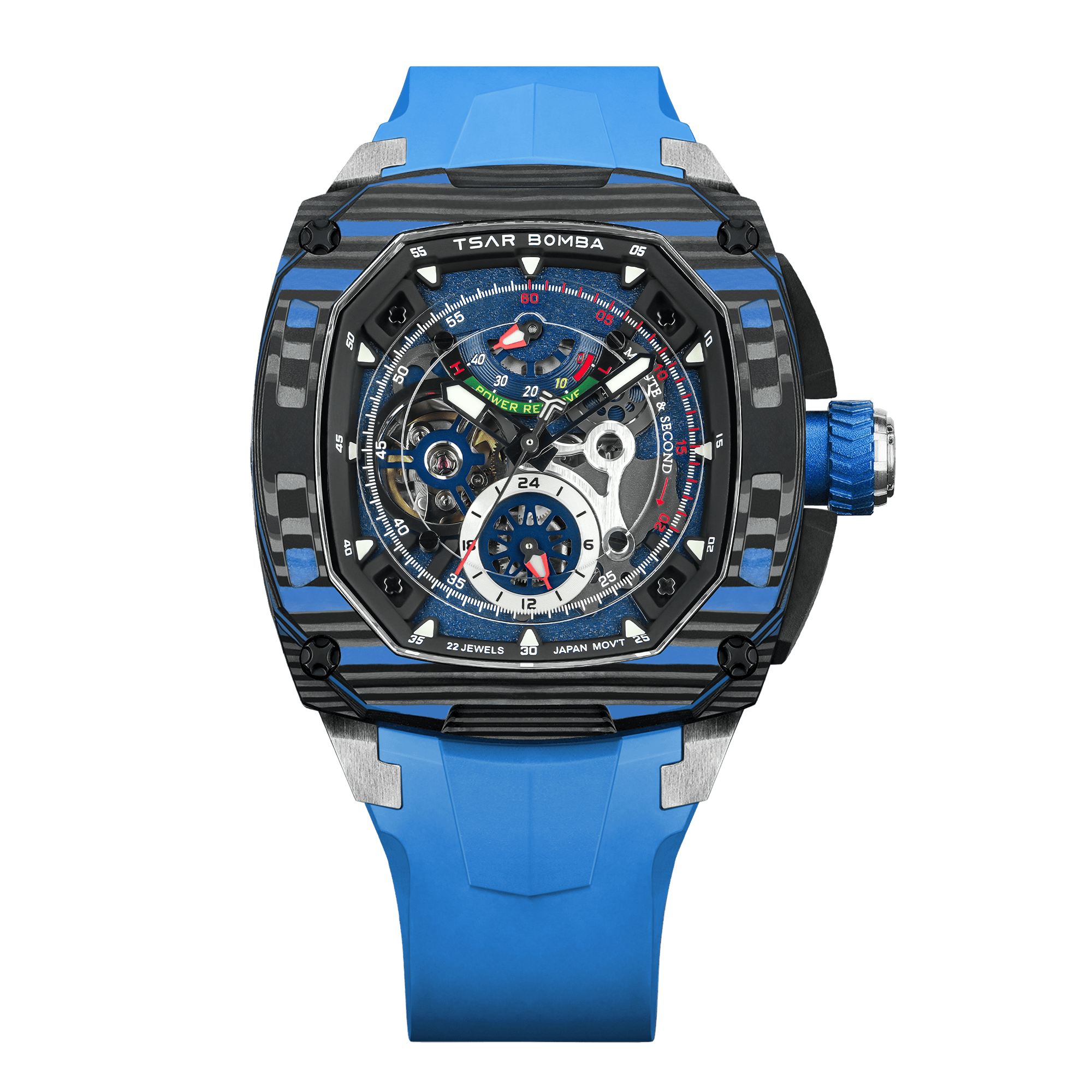 TSAR BOMBA Dark Matter 2 Carbon Fiber -Interchangeable Automatic Watch