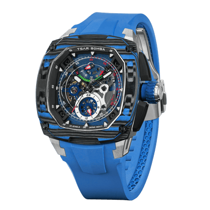 TSAR BOMBA Dark Matter 2 Carbon Fiber -Interchangeable Automatic Watch